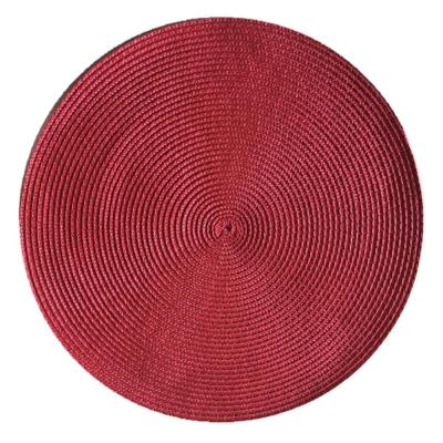 China Sustainable ready to ship in stock PP weaving place mat table ware disposable mat for sale