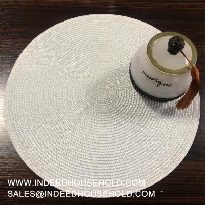 China Sustainable Wholesale Plastic Place Mat PP Woven Place Mats for sale