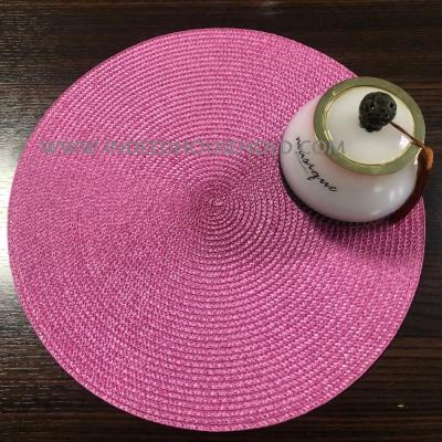 China Sustainable Wholesale Plastic Place Mat PP Woven Place Mats for sale