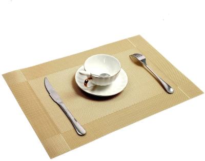 China Heat Insulation Place Mats Home Low Profile Non-Slip Durable Durable Washable Washable Place Mats for sale