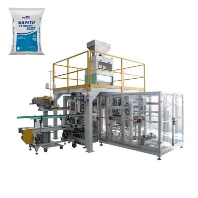 China 25KG 50KG Food Aluminum Sulfate Open Mouth Bag Packing Machine for sale