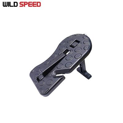 China Aluminum Alloy SUV Car Door Step - Vehicle Hung on U-Shaped Folding Slam Latch Vehicle Ladder for sale