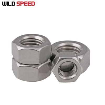 China 304 Stainless Steel Fastener Stainless Steel DIN934 Hex Nuts M1.6 M4 M6 to M24 for sale