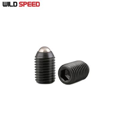 China High quality alloy steel alloy steel hex and a slotted head spring ball plunger screw for sale