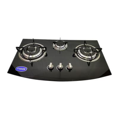 China Wholesale Custom High Quality Household China Supplier Reasonable Prices Built In Three Burner Gas Hob for sale