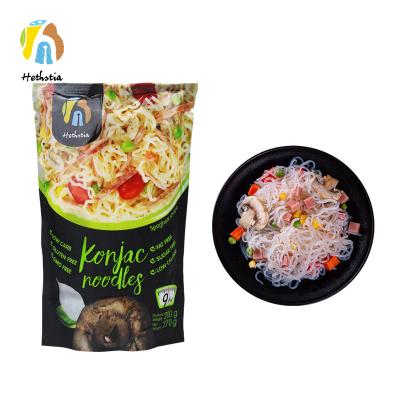 China High Quality Gluten Free Low Calorie Organic Rotating Konjac Spaghetti Fast Food Spaghetti for sale