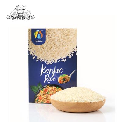 China Keto Low Calorie Hot Organic Konjac Amazon Rice Low Calorie Shirataki Dried Konjac Rice for sale