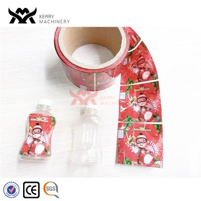 China Waterproof Customized Design PET/PVC Wrap Pet Shrink Sleeve Heat Sensitive Label For Bottle/PVC Shrink Sleeve Label for sale