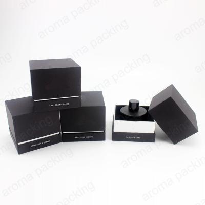 China High Quality Personal Care Essential Oil Black Glass Bottle With Black Gift Box for sale