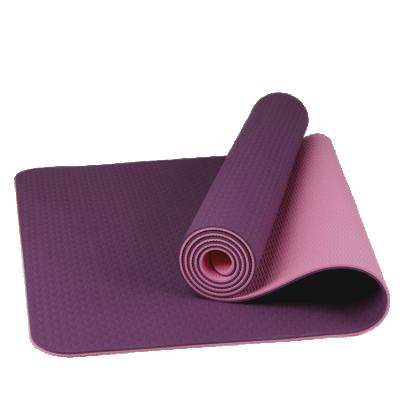 China Durable Organic Fitness Exercise Gym Fitness Eco Friendly Logo Pilates Tape Custom Yoga Mat for sale