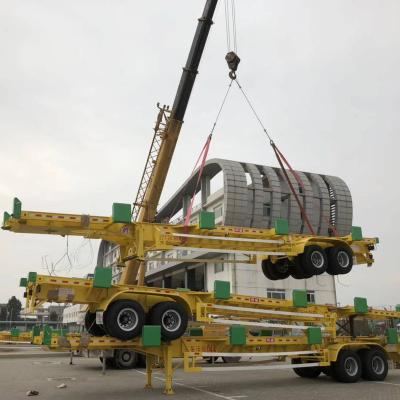 China Trailer parts 2022 hot sale terminal trailer for transporting 45ft 40ft 20ft container in port for sale