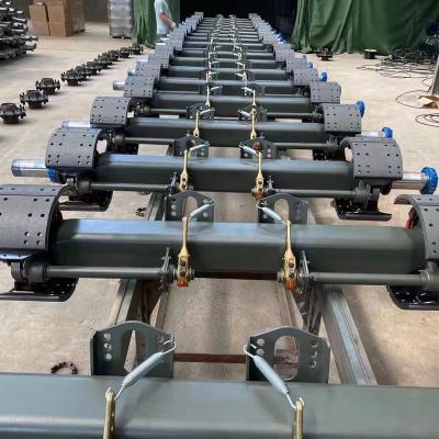 China Good Quality 13MT Semi Trailer Parts Trailer Axle For Heavy Semi Trailer for sale