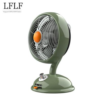 China 2022 New Design Aromatherapy USB Battery Mini Portable Cute Desk Fan 3 Ships Retro Quiet Desktop Table Air Cooling Fan Strong Wind for sale