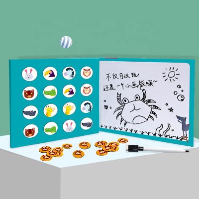 China Not only for game but also for a drawing board animal magnet early education thinking toy and pzzle game UCMD matching game with drawing board for sale