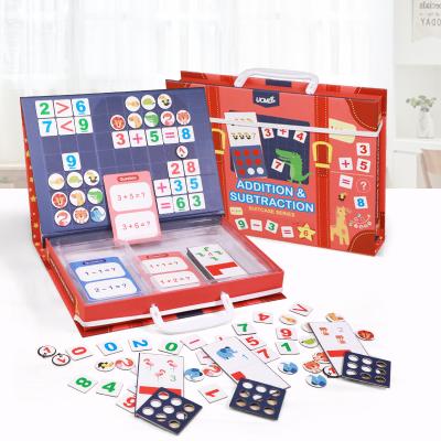 China Not only a math puzzle but can be used for the drawing board. Early Education 3D Children UCMD Magnetic Puzzle Math Educational Toys for sale