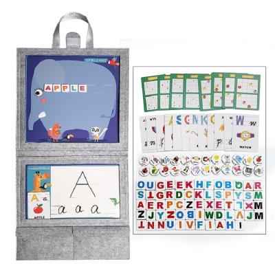 China Not just for learning but for a drawing board and pzzle game. UCMD Unique Game Educational Magnet Toys English Learning Resources Magnetic Puzzle in Kids Gifts for sale