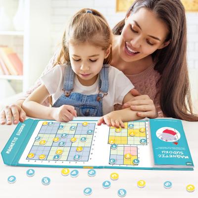 China Educational Magnetic Toy UCMD Sudoku Toy Paper Game Board Math Cross Number Puzzle for Kids or for Adults for sale