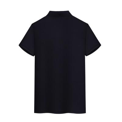 China Anti-wrinkle Men's Neck T-shirt Customized Logo High Quality Golf Polo 100% Polyester T-shirt Plain Quick-drying for sale