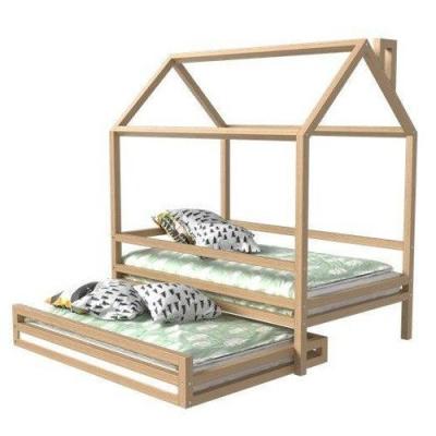 China Easy Assemble With A Simple Drawer Design Small House Kids Bed for sale