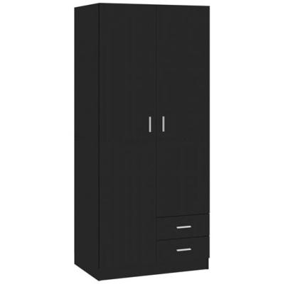 China (Height) Adjustable Wardrobe Modern Home Bedroom Double Door Clothes Storage for sale