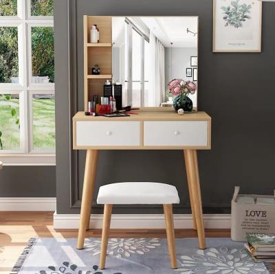 China Contemporary Dresser Dresser Dresser Cabinet Makeup Table Makeup Cabinet with Wooden Legs and Snitch Bedroom Furniture for sale