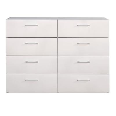 China (Size) Princess 8-Drawer Adjustable White Dresser For Corner Bedroom for sale