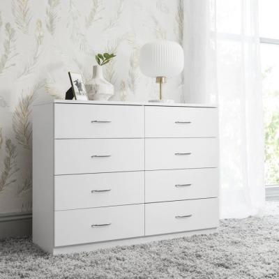 China (Size)Adjustable White Drawer Unit On Casters 5 Drawer Storage Office Drawer Chest Cabinet With Wheels for sale