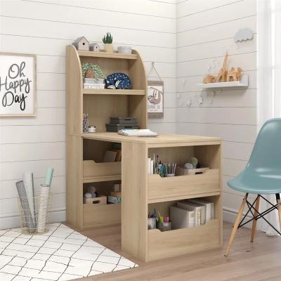 China Function (Height) Adjustable Desk With Bookshelf Personal Computer Desk With Shelves Kids Desk And Chair Study Table for sale