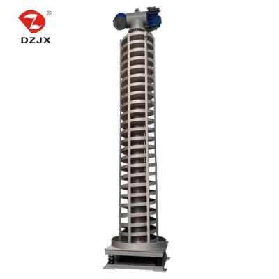 China DZ High Efficiency Heat Resistant Pellet Cooling Spiral Elevator Conveyor for sale