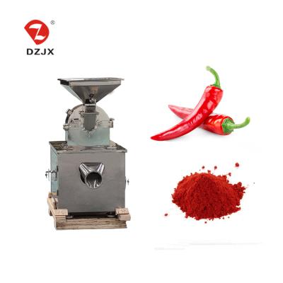 China Easy Operation Chilli Pepper Powder Pin Mill Grinder Grinder Grinding Pulverizer Machine for sale