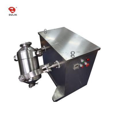 China Powder Industry Small Sugar Salt Coffee Spice Flour Granules Food 3D Mixer Machine for sale