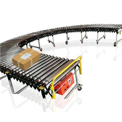 China Length is flexible cartons transfer motorized line adjustable roller roller conveyor conveyor for sale