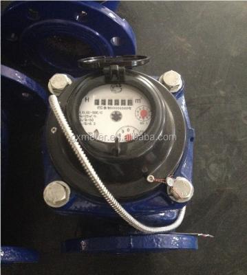 China Large diameter dry type woltman water meter with pulse output en venta