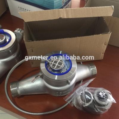 China Widely exported impulse water meter with 304 stainless steel en venta