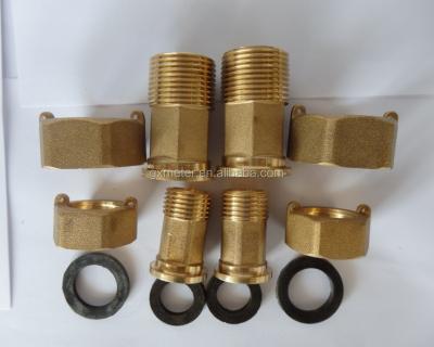 China water meter couplings, brass couplings from water meter manufacturer en venta