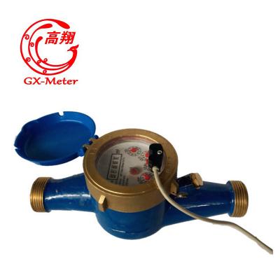 Cina Impulse transfer water meter multi jet hot or cold water meter in vendita