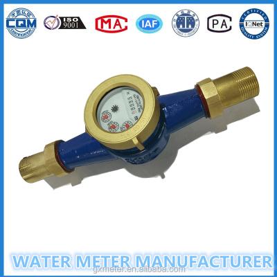 China multi jet water meter dry type screw end water meter en venta