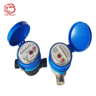 China Single jet water meter for cold hot water DN15-25mm for sale