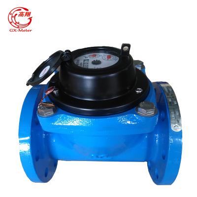 Cina Epoxy Coated Cast Iron Material Turbine WM Water Flow Meter in vendita