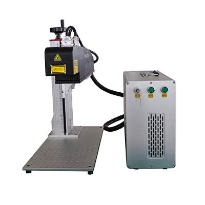 China 3D 3D Metal Engraving Relief Stainless Steel Color Marking JPT 30W Fiber Laser Marking Machine Price for sale