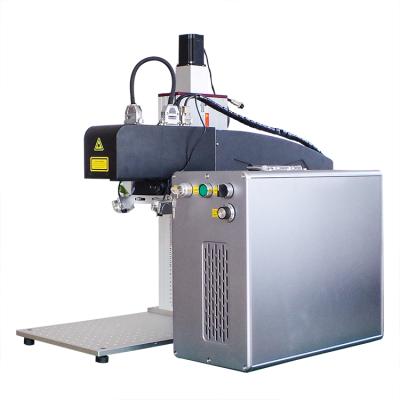 China Rayfine Raycus 30w 50w 3D Fiber Laser Marking Laser Engraving Marking Machine For Ring Metal Relief for sale