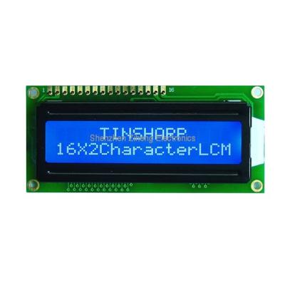 China character 1602 16x2 lcd show upper left blue electronic component Lq 16x2 for sale