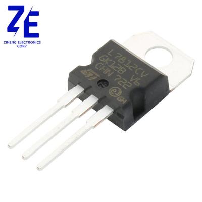 China Power Switch Circuits L7812CV TO-220 7812 Voltage Regulator Positive 12V 1.5A Output for sale