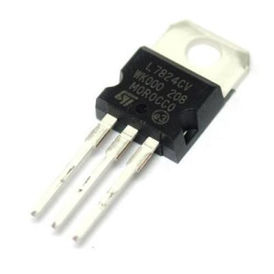 China Power Switch Circles LM7824 -24V 1.5A TO-220 7824 Output Voltage Regulator Positive for sale