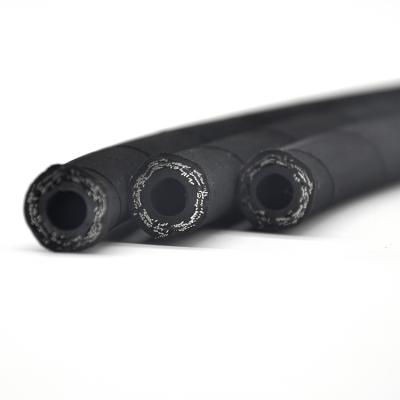 China Industrial Oil-Resistant High Pressure Hydraulic Rubber Hose Woven Black R2 Hydraulic Hose for sale