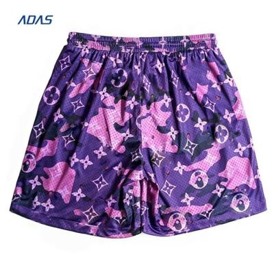 China 2021 Antibacterial In Running Mesh Shorts Mesh Sports Basketball Custom Workout Shorts Sublimation Embroidery Lightweight Customized for sale