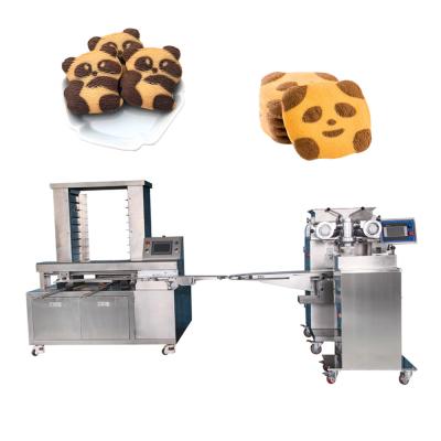 China Fully Automatic 3.5kw Power Cute Cartoon Panda Cookie Production Line Machine for sale