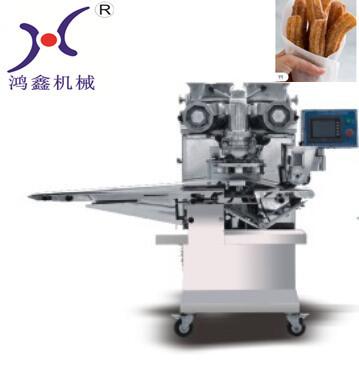 Cina Macchina Encrusting dell'alimento di Churro del saltatore 1.5KW due in vendita