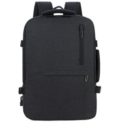 中国 Large capacity multifunctional travel backpack expanded waterproof laptop backpack with USB charging port 販売のため