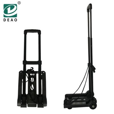 China Easy Tools To Carry Folding Compact Lightweight Luggage Trolley Cart With Wheels for sale